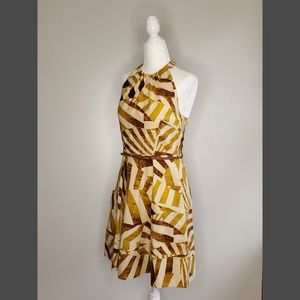 Jessica Simpson Halter Dress Yellow with Pockets S